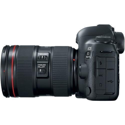 Canon EOS 5D Mark IV DSLR Camera with 24-105mm f/4L II Lens Camera tek