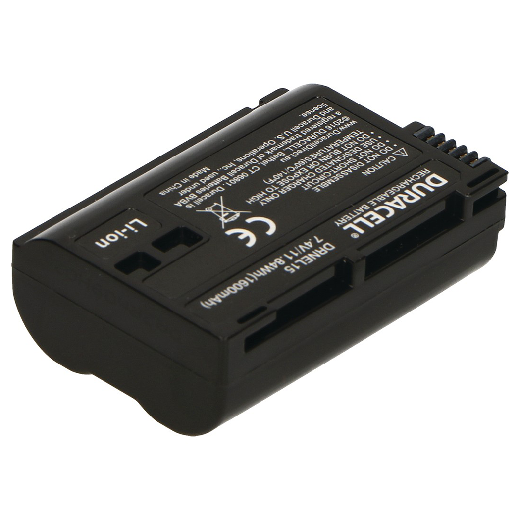 Duracell Nikon EN-EL15 Battery Camera tek