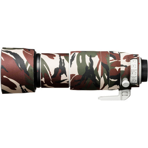 easyCover Lens Oak Neoprene Cover for Canon EF 100-400mm f/4.5-5.6L IS II USM V2 (Green Camouflage) Camera tek