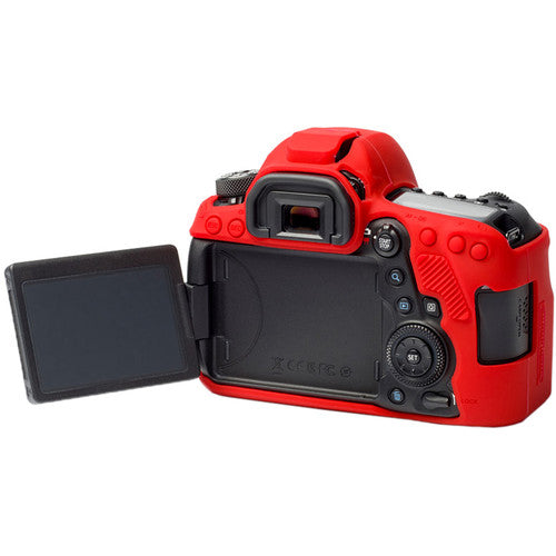 easyCover Silicone Protection Cover for Canon 6D Mark II (Red) Camera tek