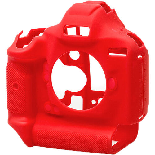easyCover Silicone Protection Cover for Canon EOS 1Dx, 1Dx Mark II, Mark III (Red) Camera tek
