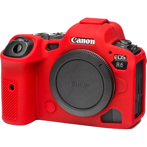 easyCover Silicone Protection Cover for Canon R5 & R6 (Red) Camera tek