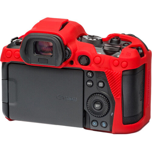 easyCover Silicone Protection Cover for Canon R5 & R6 (Red) Camera tek