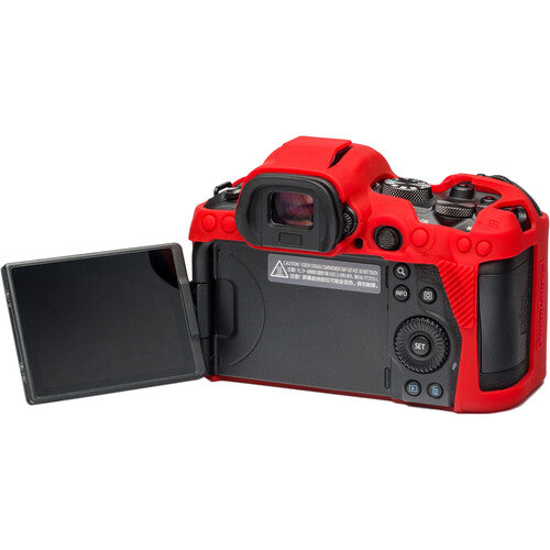 easyCover Silicone Protection Cover for Canon R5 & R6 (Red) Camera tek