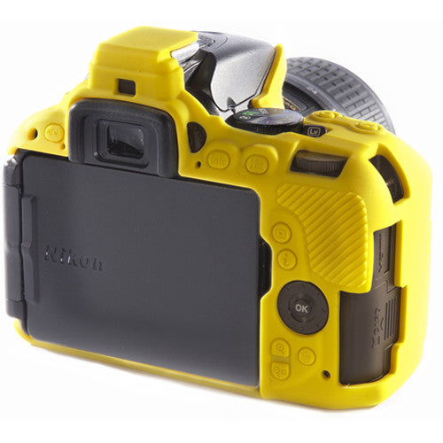 easyCover Silicone Protection Cover for Nikon D5500 and D5600 (Yellow) Camera tek