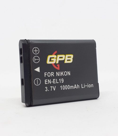 GPB RECHARGEABLE BATTERY FOR NIKON EN-EL19 Camera tek