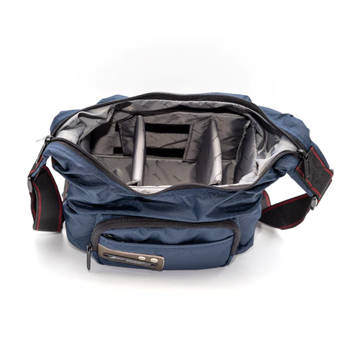 Jenova Milano Sling Bag Medium Blue - 01115BL Camera tek