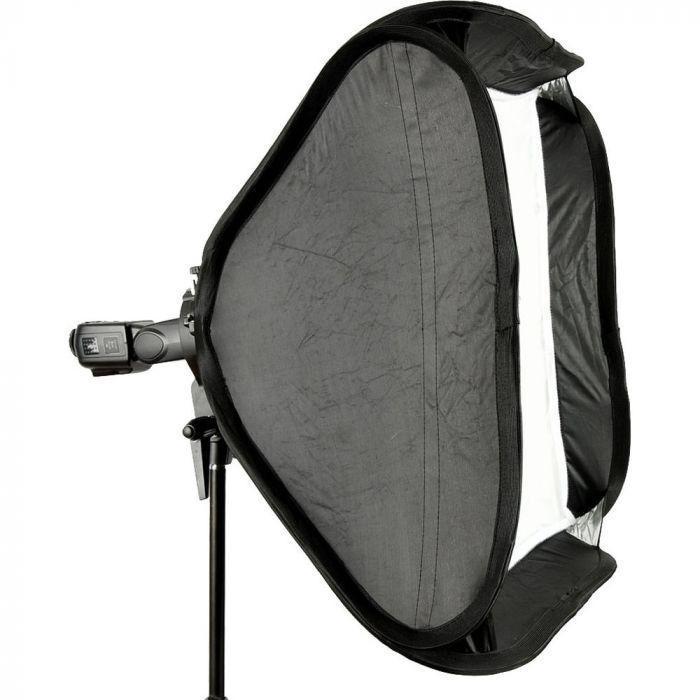 Godox S-Type Bowens Mount Flash Bracket with Softbox Kit (80x80 cm) Camera tek