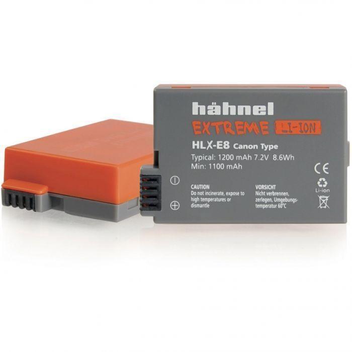 Hahnel HLX-E8N Extreme High Capacity Battery Pack for Canon LP-E8 Camera tek
