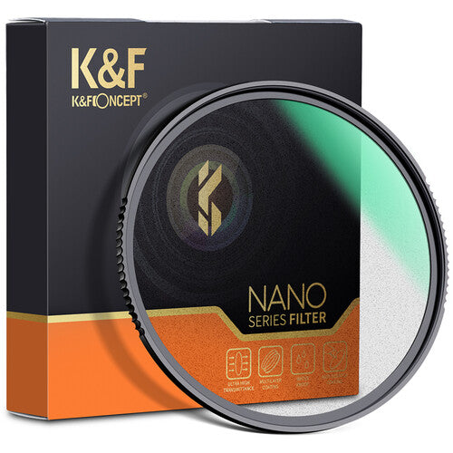 K&F BLACK DIFFUSION 1/8 PRO MIST 67MM FILTER Camera tek