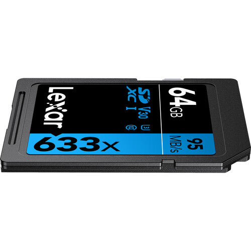 Lexar 64GB Professional 633x 95MB/s UHS-I SDXC Memory Card Camera tek