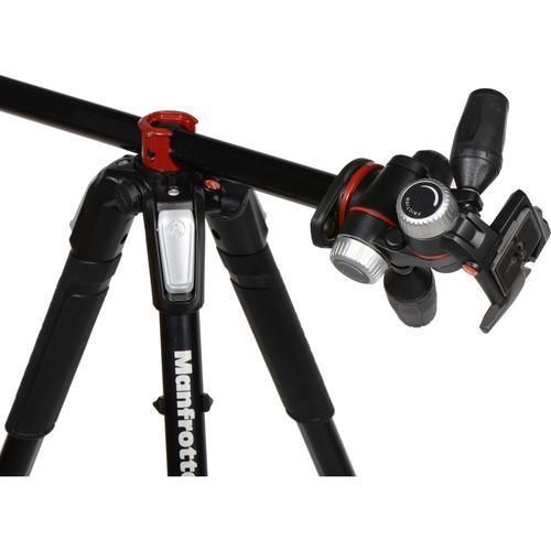 Manfrotto MK055XPRO3-3W Tripod Kit with 3-Way Head Camera tek