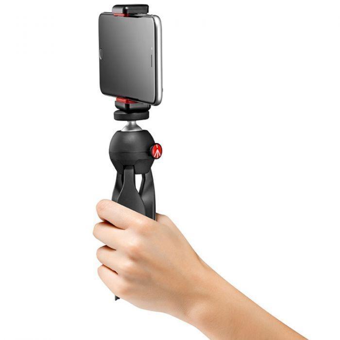 Manfrotto Pixi Smart Mini Tripod with Universal Smartphone Clamp Camera tek