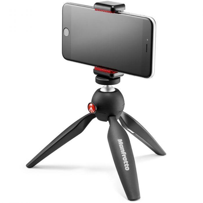 Manfrotto Pixi Smart Mini Tripod with Universal Smartphone Clamp Camera tek