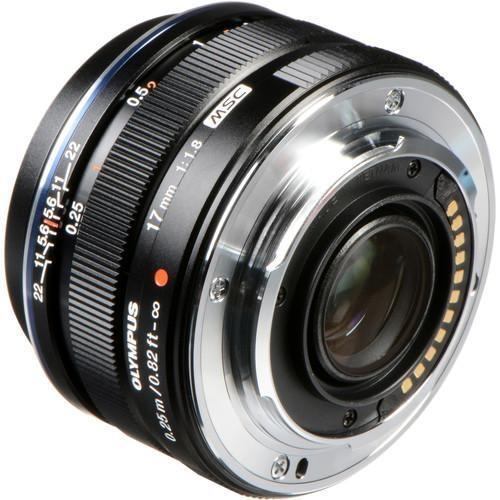 Olympus M.Zuiko Digital 17mm f/1.8 Lens Black Camera tek