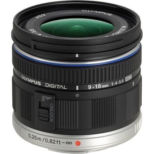 Olympus M.Zuiko Digital ED 9-18mm f/4-5.6 Lens Camera tek