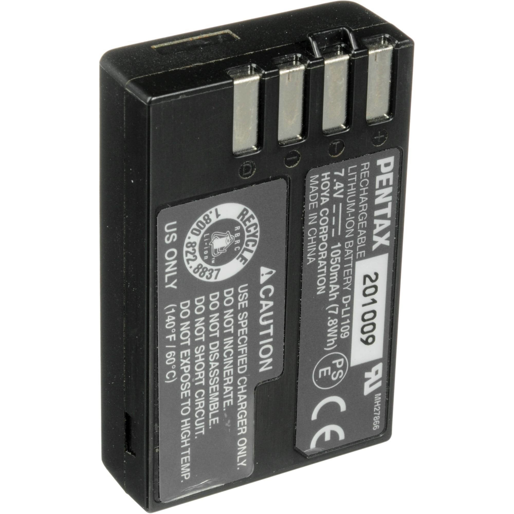 Pentax D-LI109 Battery Camera tek