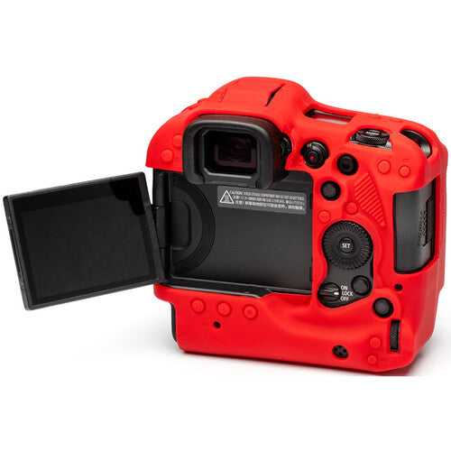easyCover Silicone Protection Cover for Canon EOS R3 (Red) Camera tek