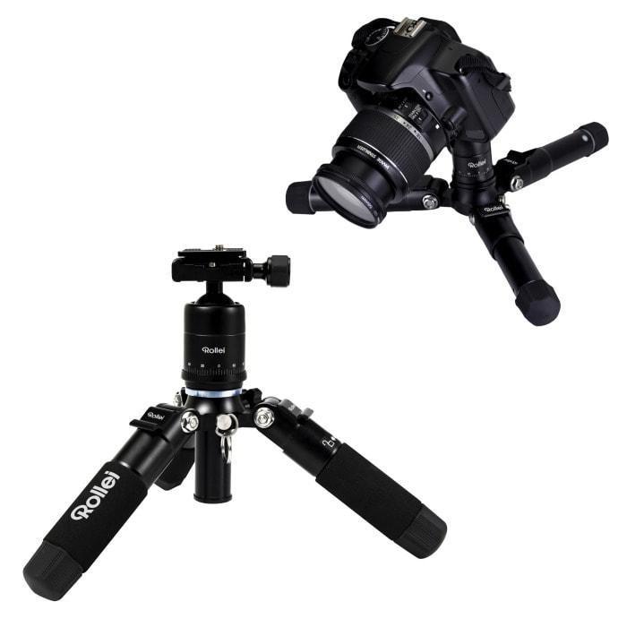 Rollei Tripod Compact Traveler Mini M-1 Black Camera tek