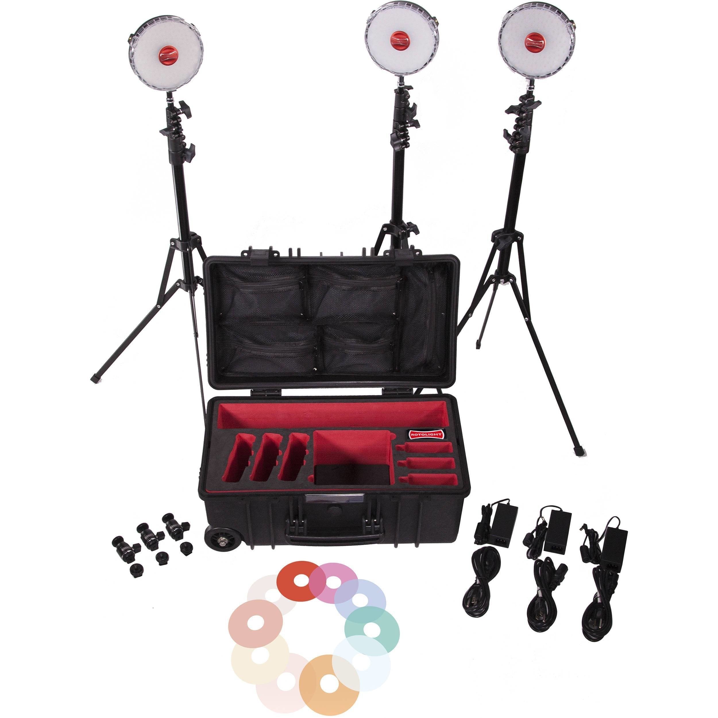 RotoLight Neo2 - 3 Light Kit Camera tek