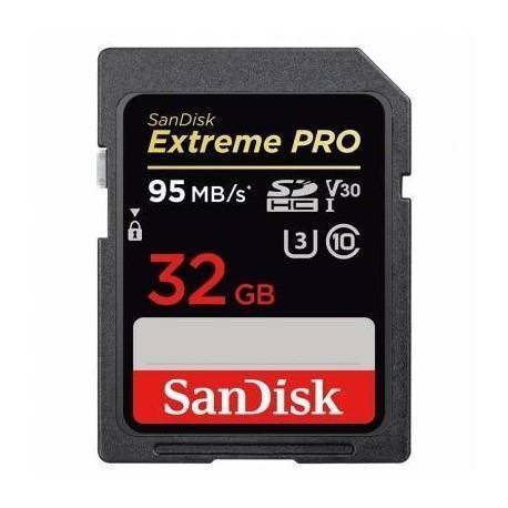 Sandisk Extreme Pro SDHC 32GB 95MB/s V30 Camera tek