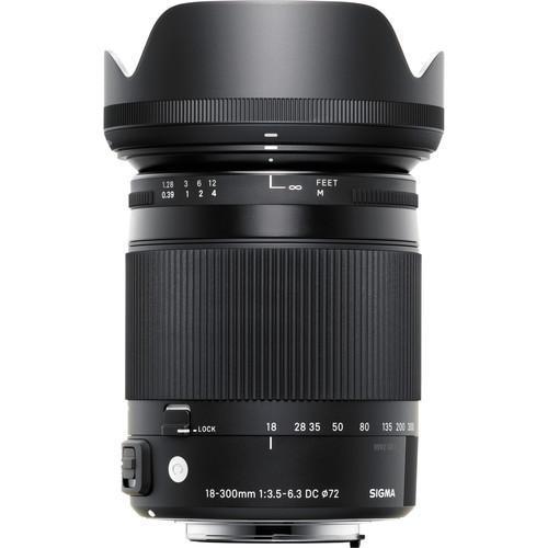 Sigma 18-300mm f3.5-6.3 DC MACRO OS HSM Contemporary for Canon Camera tek