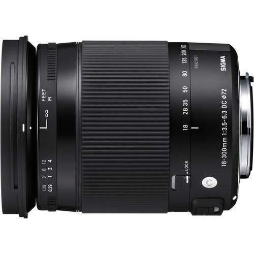 Sigma 18-300mm f3.5-6.3 DC MACRO OS HSM Contemporary for (Nikon F) Camera tek