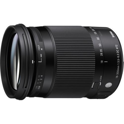 Sigma 18-300mm f3.5-6.3 DC MACRO OS HSM Contemporary for (Nikon F) Camera tek