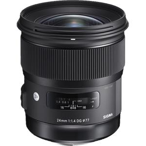 Sigma 24mm f/1.4 DG HSM Art Lens (Nikon F) Camera tek