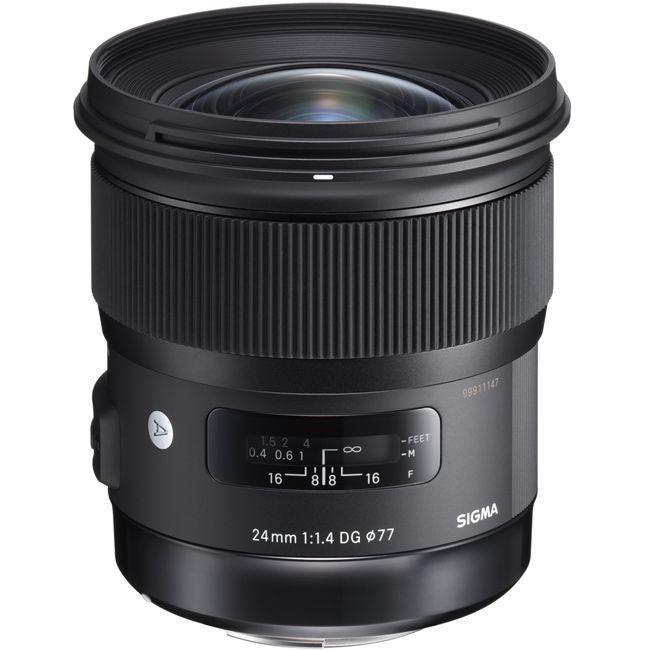 Sigma 24mm f/1.4 DG HSM Art Lens (Nikon F) Camera tek