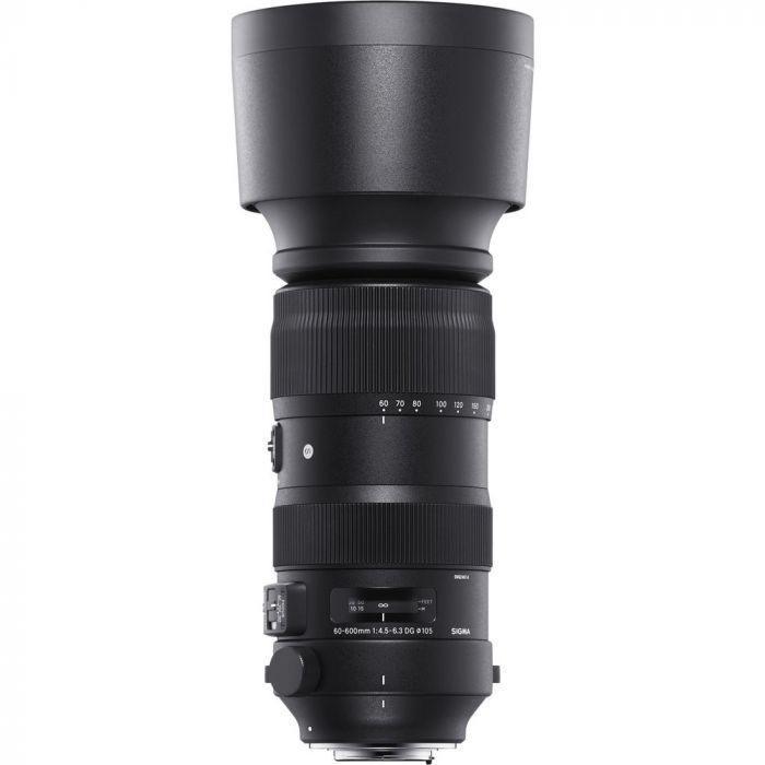 Sigma 60-600mm f/4.5-6.3 DG OS HSM Sports Lens (Canon EF) Camera tek