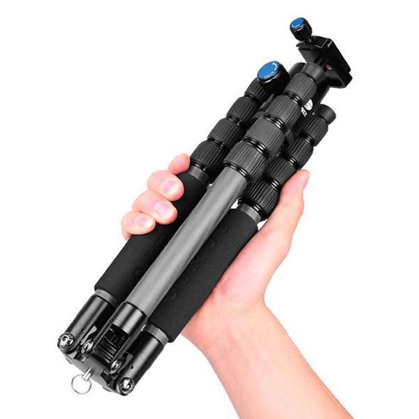 Sirui T-025X + C-10X Carbon Fiber Tripod Kit Camera tek