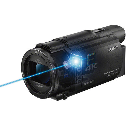 Sony FDR-AX53 4K Ultra HD Handycam Camcorder Camera tek