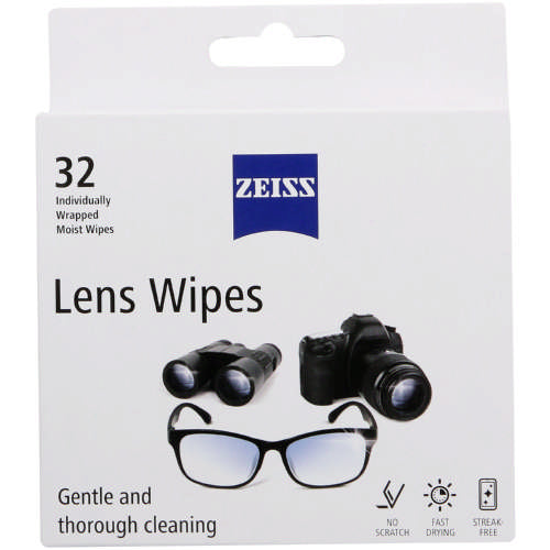 ZEISS LENS WIPES - BOX OF 32 Camera tek