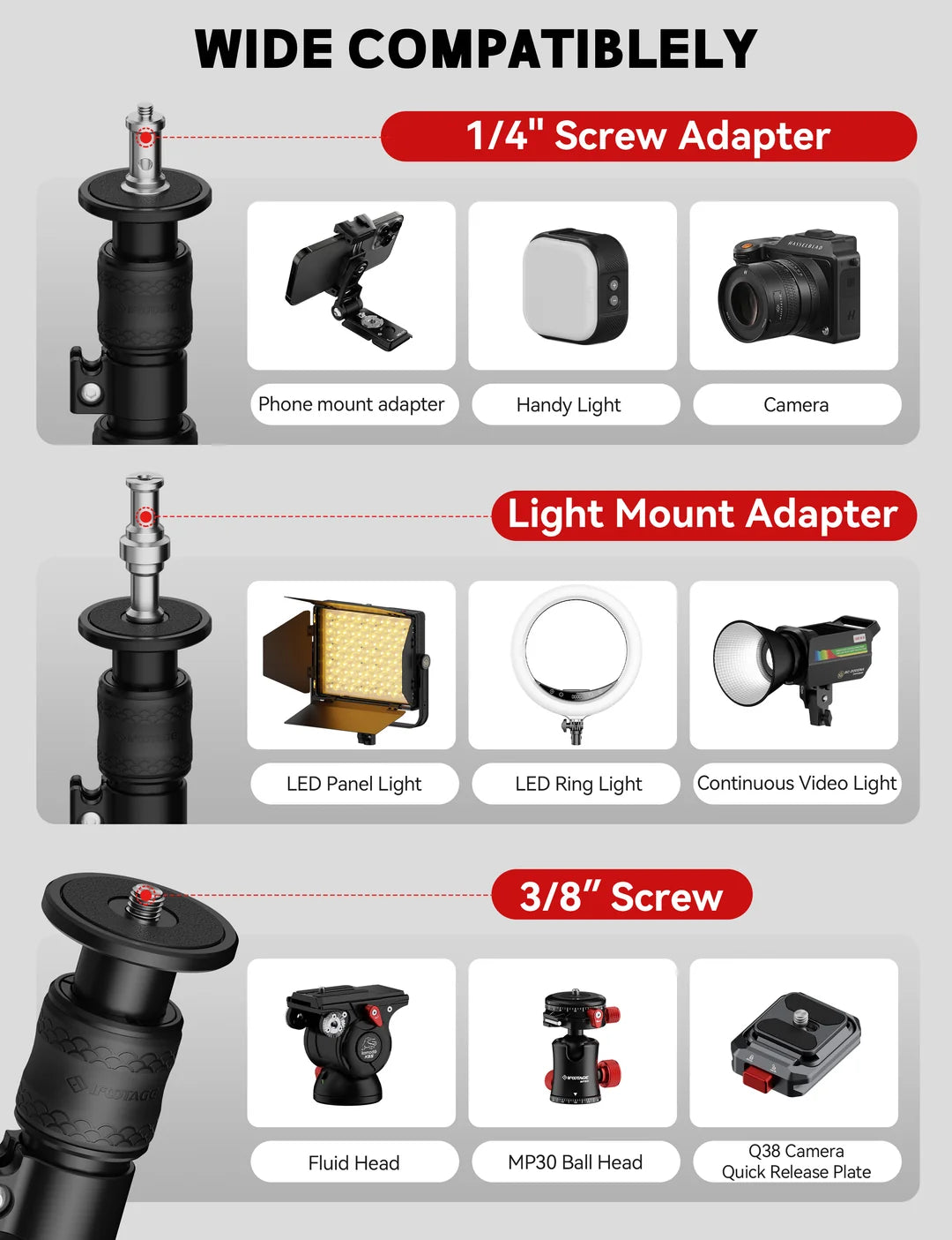 iFootage Cobra 2 Round Base Monopod RB-A500