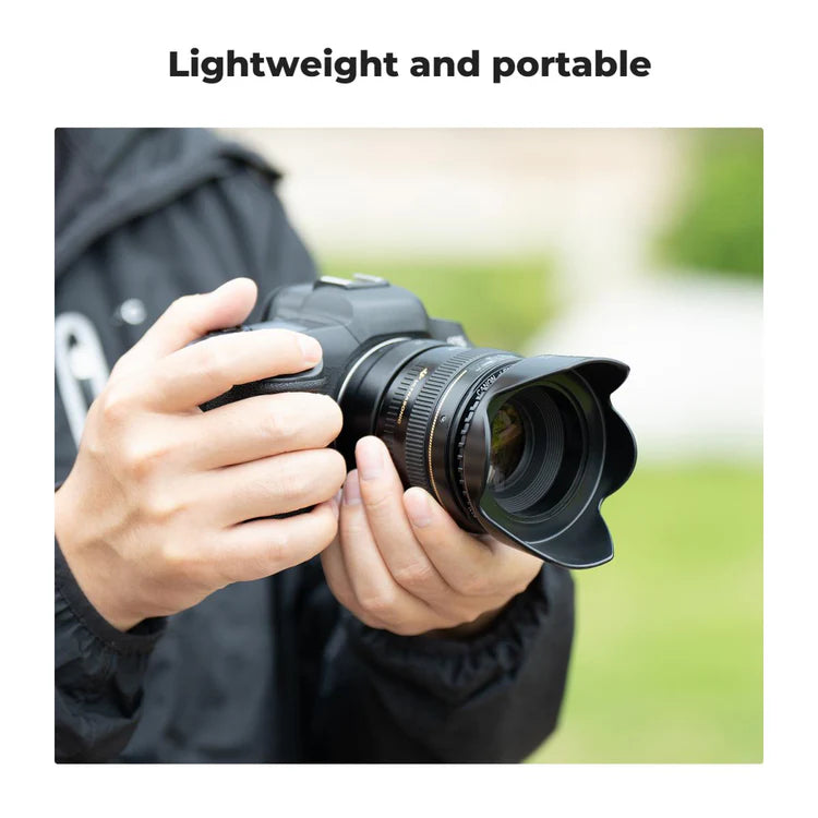 K&F CONCEPT 58MM LENS HOOD + CLOTH KIT