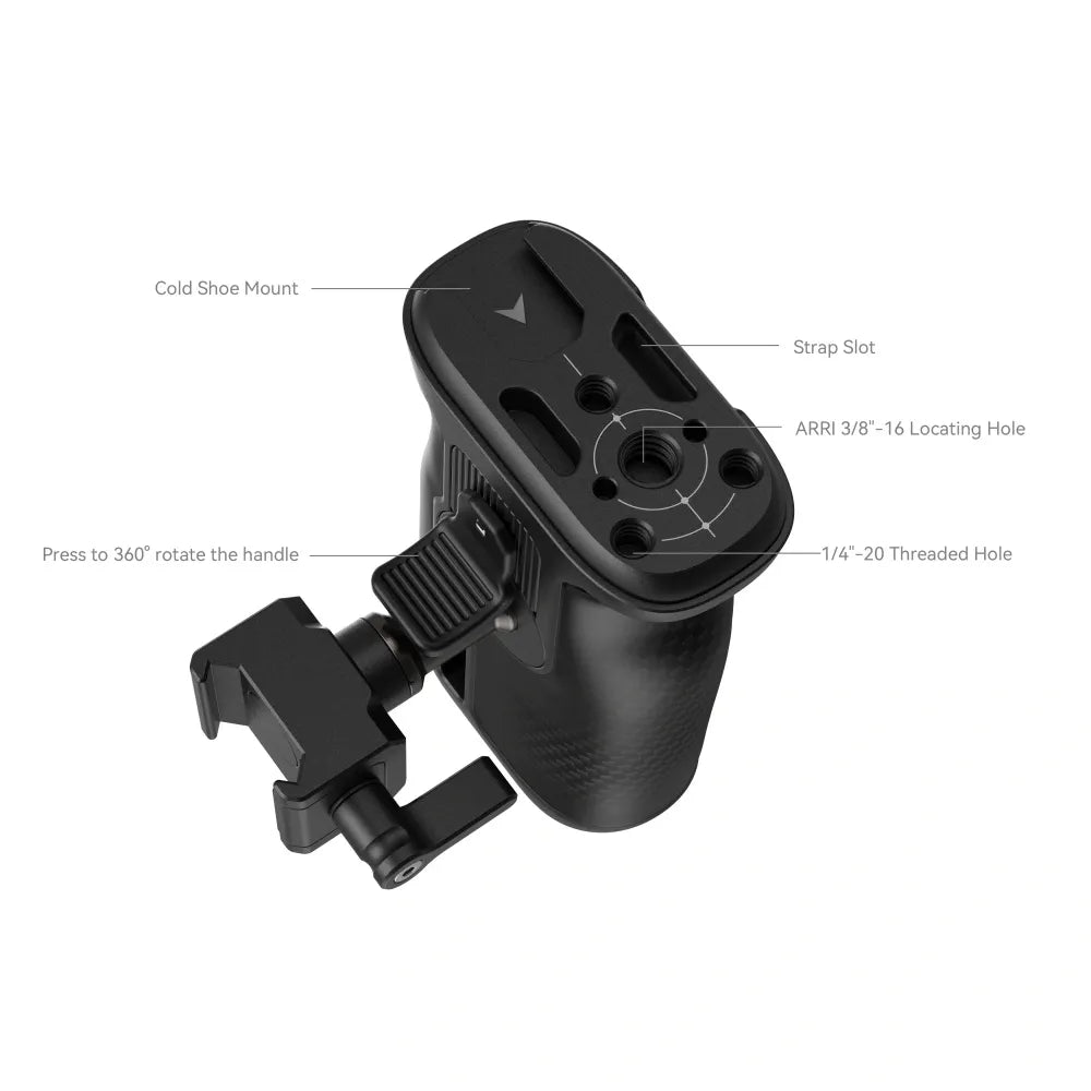 SMALLRIG NATO Side Wooden Handle Manico in Legno con Morsetto NATO, Supporto per Cold Shoe Incorporato - 2187B SMALLRIG NATO Side Wooden Handle Manico in Legno con Morsetto NATO, Supporto per Cold Shoe Incorporato - 2187B