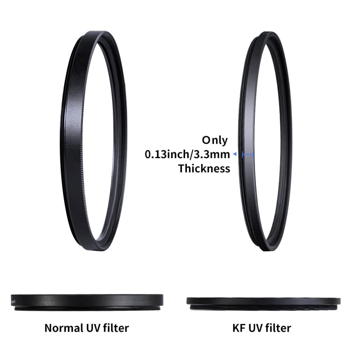 K&F CONCEPT CLASSIC SLIM MULTI COAT UV FILTER 67MM Camera tek