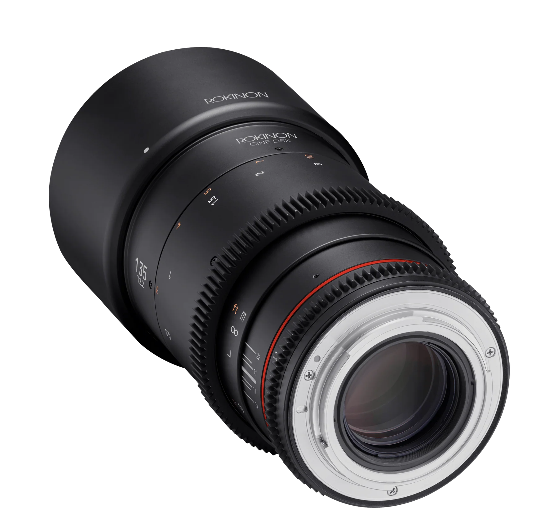 Rokinon 135mm T2.2 Full Frame Telephoto Cine DSX Lens | Filter Size 77mm - Canon EF Lens Mount Camera tek