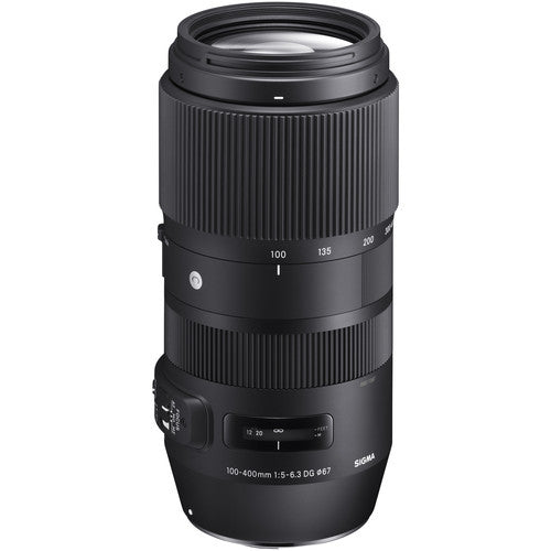 Sigma 100-400mm f/5-6.3 DG OS HSM Contemporary Lens for Canon Camera tek