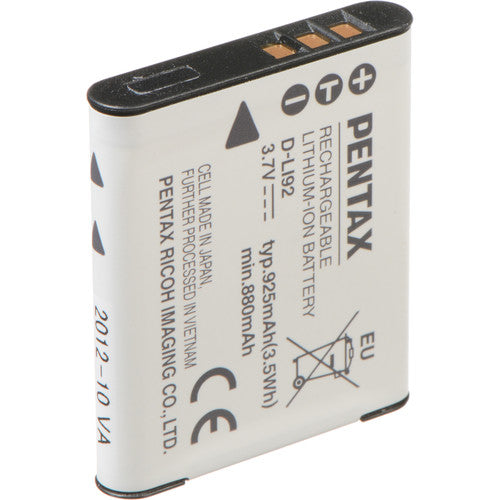 PENTAX D-LI 92 RECHARGEABLE BATTERY Camera tek