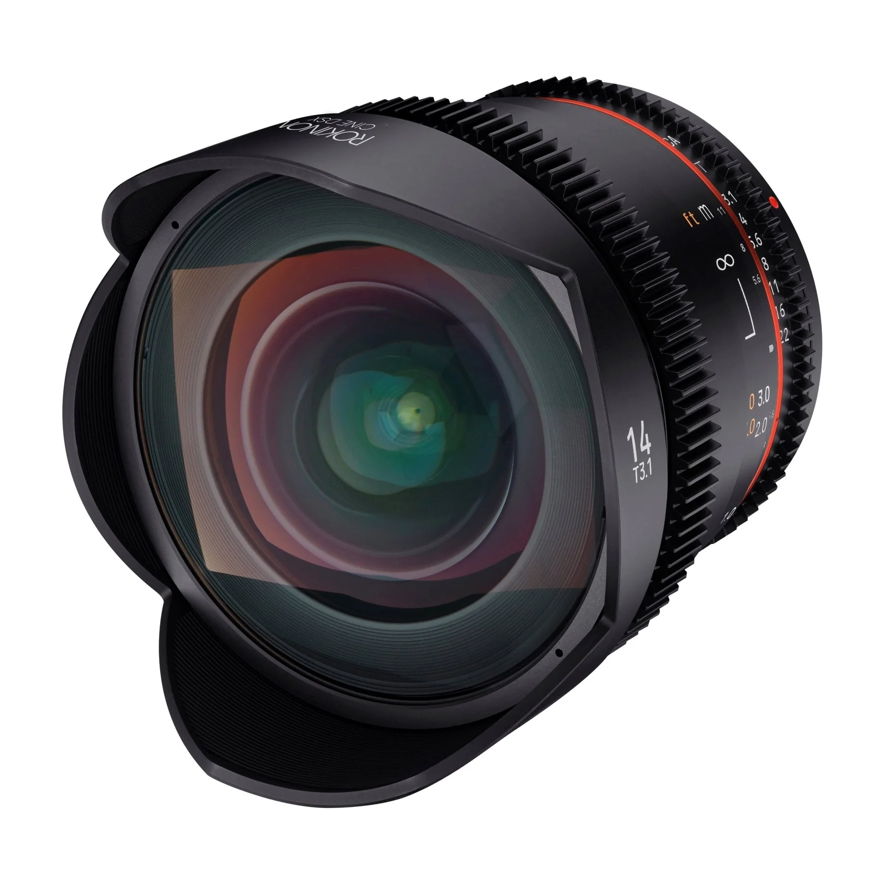 Rokinon 14mm T3.1 Full Frame Ultra Wide Angle Cine DSX - Canon EF Lens Mount Camera tek