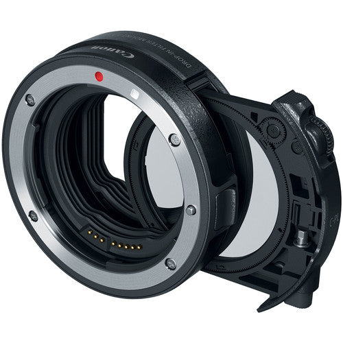 Canon EF-EOS R Mount Adaptor with Drop-in Circular Polarising Filter Camera tek