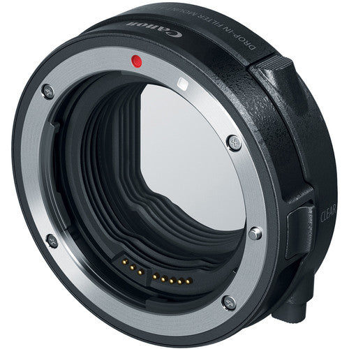 Canon EF-EOS R Mount Adaptor with Drop-in Circular Polarising Filter Camera tek