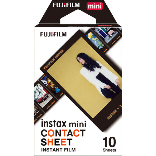FUJIFILM INSTAX MINI CONTACT SHEET FILM (10 PACK) Camera tek