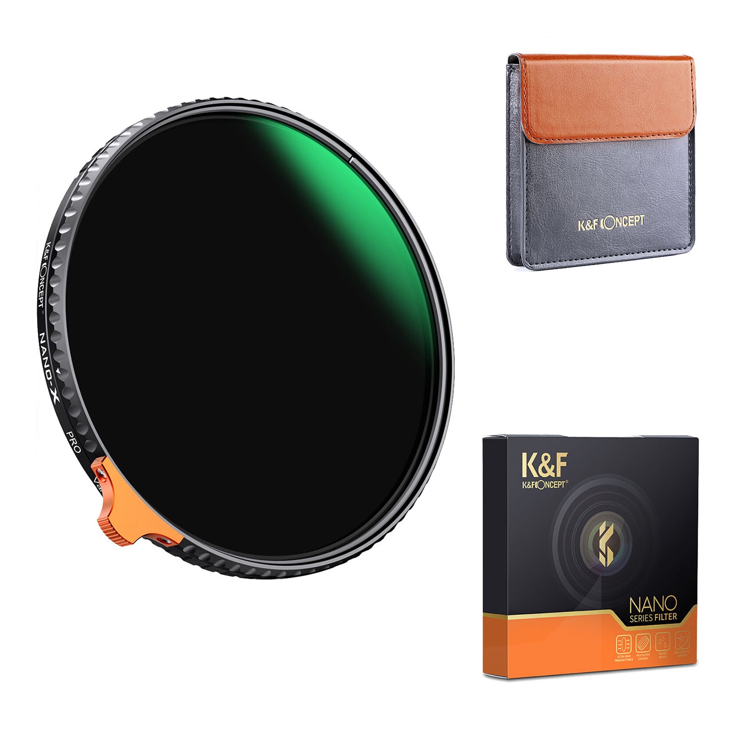 K&F CONCEPT VARIABLE ND2-400 NANO-X 82MM FILTER