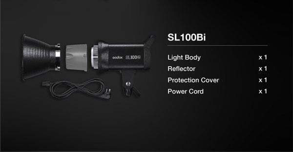 GODOX SL100Bi 2-LIGHT BI-COLOR LED VIDEO LIGHT KIT