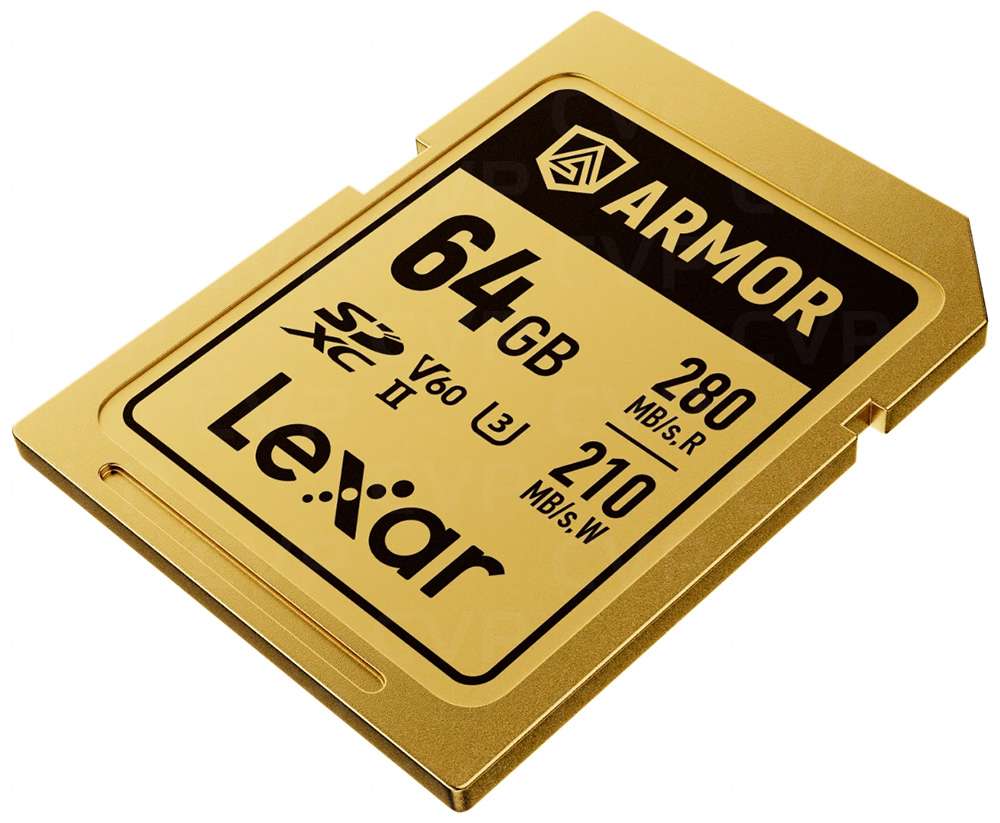 LEXAR ARMOR SDXC UHS-II 64GB GOLD