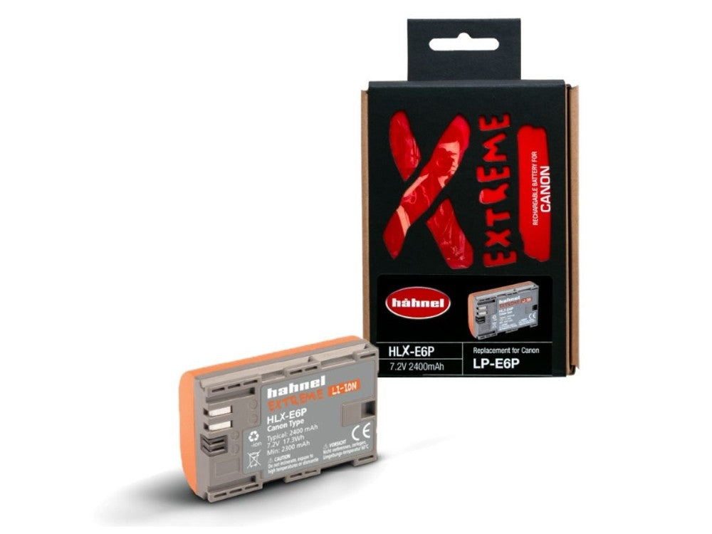 HAHNEL HLX-E6P EXTREME LI-ION BATTERY FOR CANON 7.2V 2000MAH