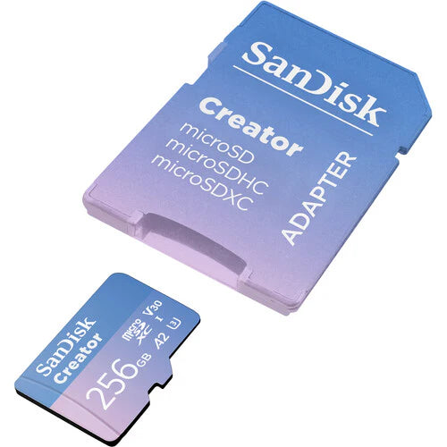 SANDISK CREATOR UHS-I MICRO SD 256GB